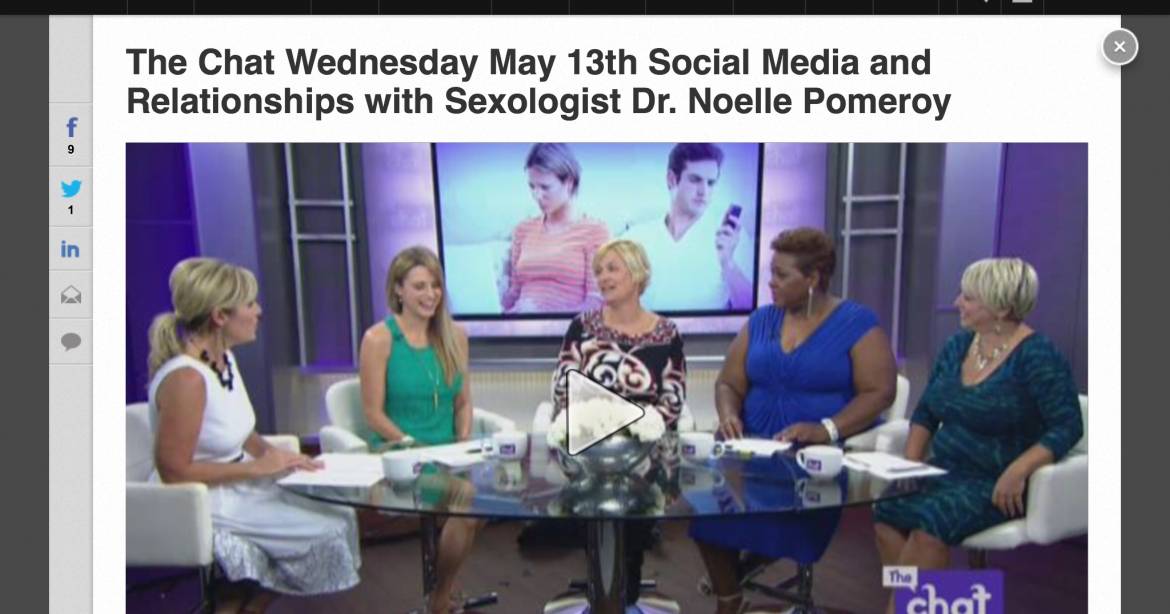 Dr. Noelle talks with the ladies of The Chat about Relationships in the Digital Age